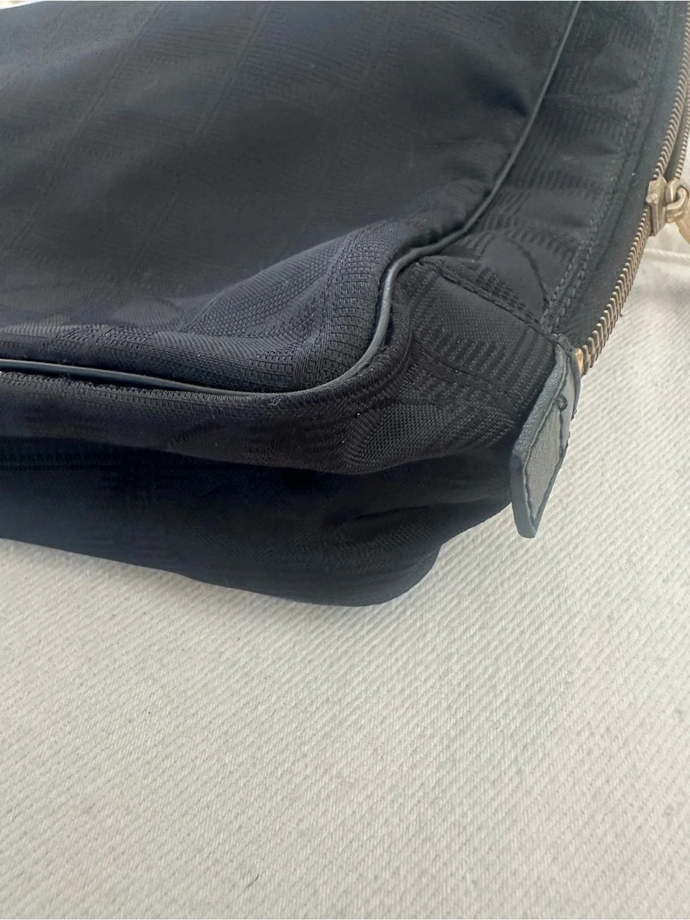 CHANEL Black Laptop Tote Bag